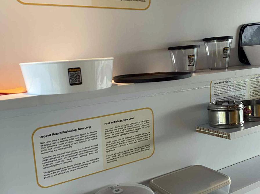 RELOOPED – Cirkulære emballageløsninger for en bæredygtig fremtid - udstilling på Rønne Bibliotek 2025